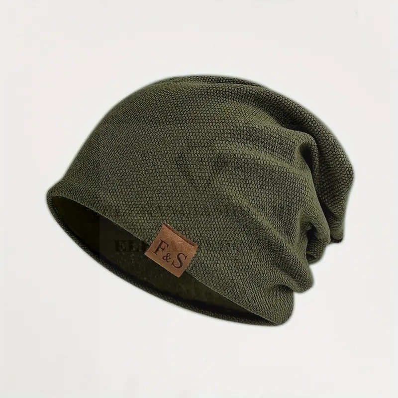                     Unisex beanie sapka - Khakyzöld Férfi kalap, sapka